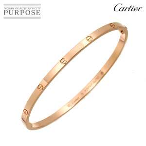 カルティエ Cartier ラブ ブレス SM #19 K18 PG ピンクゴールド 750 ブレスレット バングル Love Bracelet【証明書付き】 90222829