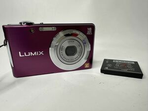 t25 Panasonic パナソニック LUMIX ルミックス コンパクト デジタルカメラ DMC-FH5 箱 ケーブル 説明書 