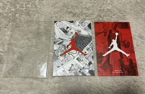 Nike jordan 6 x slam dunk ナイキ ジョーダン スラムダンク ポストカード 2枚set 非売品 ノベルティ 桜木花道 井上雄彦