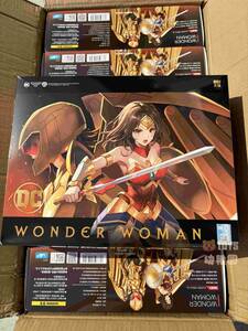 国内発送【将魂姫×DC】1/10 ワンダーウーマン 2体セット（通常＋ゴールドアーマー） 可動 機甲 美少女 組立式プラモデル