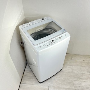 c★送料無料/短期保証付★アクア ガラストップシリーズ 7.0kg 全自動洗濯機 送風乾燥機能 AQW-GV70J 2021年製 槽洗浄 おまかせセレクト