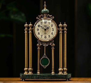 極上品● アメリカ式　復古　置時計　机の上　応接間　やや贅沢　置物　創意　静音　置時計