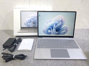 1円 Microsoft Surface Laptop Go 3 XJB-00004 プラチナ 12.4型 /Win11 Home/Core i5-1235U/メモリ：8GB/SSD：128GB