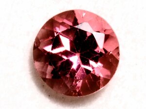 天然ピンクトルマリン ルース 0.517 ct、ソーティング付き、ケース入り