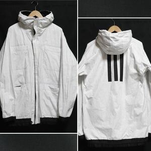 希少【yohji yamamoto adidas y-3 ヨウジヤマモト アディダス】ペーパージャケット / リバーシブル/ジャケット 3 stripe jacket blouson
