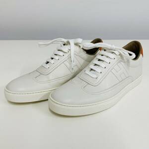 ほぼ新品 HERMES MENS エルメス スニーカー ホワイト size 40 25㎝ F809