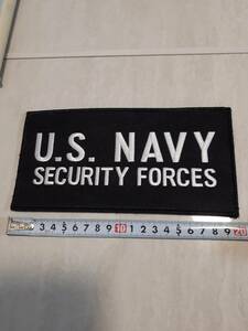 実物　本物　アメリカ　海軍　ワッペン　US.NAVY　　　SECURITY FORCES アメリカ海軍治安部隊