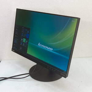2017年発売 中古 液晶モニター 液晶回転 ★ Lenovo ThinkVision T23i-10 23型 白色LEDバックライト フルHD 1920×1080 VGA/HDMI/DP USB