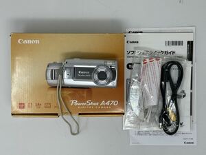 中古 キヤノン CANON PowerShot パワーショット A470 キャノン 単三電池式 簡易動作確認済み