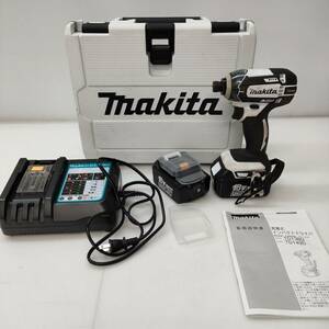 No.5162★1円～【Makita】マキタ TD149DRFXW 充電式インパクトドライバー 白 ◎動作確認済◎ 中古品