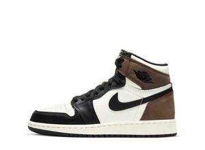 NIKE AIR JORDAN 1 HIGH OG GS "SAIL/DARK MOCHA-BLACK" 24cm 575441-105