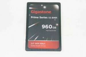 Gigastone 960GB 2.5インチ SSD Prime Series SS-8411 High Speed SATA 6Gb/s フォーマット済 使用時間5000時間以下 A589