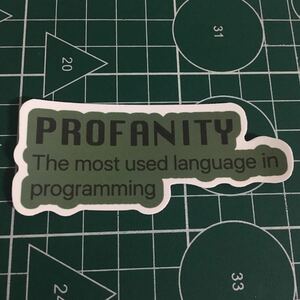 PROFANITYプログラミングステッカーコレクションシール@2386