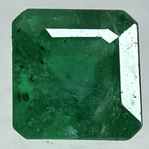 〔天然エメラルド0.537ct〕a約4.59×4.39mmソーティング付 ルース 裸石 宝石 ジュエリーjewerly emerald テDG0