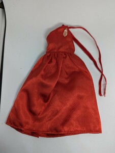タカラ TAKARA ジェニー 着せ替え人形 人形 ワンピース 服 衣装 レトロ ドレス 赤