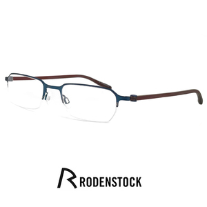 新品 ローデンストック メガネ r4549-d RODEN STOCK 眼鏡 rodenstock ナイロール ハーフリム フレーム スクエア