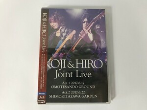 SH573 未開封 KOJI & HIRO Joint Live～ Act.1 - 2017.6.17 表参道GROUND/Act.2 - 2017.6.22 下北沢GARDEN 【Blu-ray】 0308