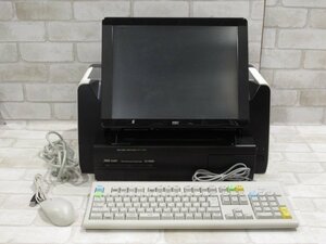 Ω 新DC 0480♪ 保証有 東芝TEC【 SJ-9000-S 】テック事務コン キーボード/マウス付 動作OK・祝10000!取引突破!!