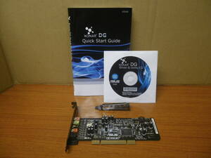 ASUS XONAR DG/PCI5.1オーディオ(サウンド)カードの中古品です