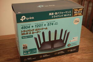 【美品】メーカー保証3年 Archer AX90 TP-Link WiFi ルーター tri_band WiFi6 PS5 対応 箱傷 無線LANルーター ゲーム向き【開封済】