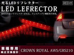 AWS/GRS210 クラウン ロイヤルサルーン48LEDリフレクター レッド