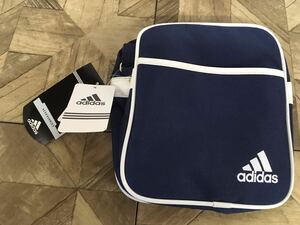 N カバン】adidas アディダス ショルダーバッグ 鞄 カバン スクエアバッグ バッグ 青 ブルー 431181 R8825 ファッション 未使用 現状