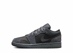 Nike GS Air Jordan 1 Low SE Craft "Dark Smoke Grey" 23.5cm FQ7757-001