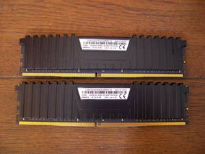 CORSAIR VENGEANCE LPX DDR4 16GBx2 合計32GB 2666MHz memtest86でエラーなし確認済み 