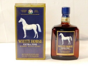 Y508★未使用品/古酒/WHITE HOUSE/EXTRA FINE/ウイスキー/ホワイトホース/モルトグレーン/750ml/43°/SCOTCH WHISKIES/送料590円～