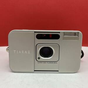 □ FUJIFILM TIARA II コンパクトフィルムカメラ 通電確認済 現状品 富士フィルム