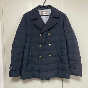 【限定値下げ】 モンクレール ガムブルー 金ボタン Pコート 3 コート 紺 ネイビー MONCLER GAMME BLEU