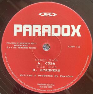 Paradox / Cuba / Scanners ◎ Drum&Bass / Drum