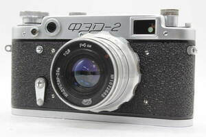 【訳あり品】 FED-2 Industar-26m 5cm F2.8 ライカLマウント レンジファインダー カメラ s1071