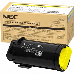 NEC PR-L4C550-11　イエロー 純正トナー