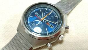 【送料無料】★Seiko/セイコー・5スポーツ スピードタイマー/6138-8010/自動巻クロノグラフ/1974年 諏訪精工舎製/アンティーク/希少品☆