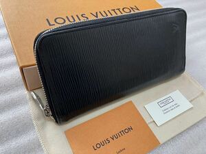 1円〜 美品 LOUIS VUITTON ルイヴィトン 長財布 エピ 黒 ノワール ブラック ジッピーウォレット ヴェルティカル M60965