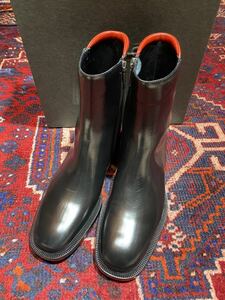 新品未使用GUCCI SIDE ZIP LEATHER BOOTS MADE IN ITALY/グッチサイドジップレザーブーツ38 C