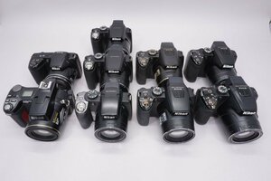 コンデジ COOLPIXシリーズ まとめて9台セット ■Nikon★Joshin(ジャンク)86A2【1円開始・送料無料】