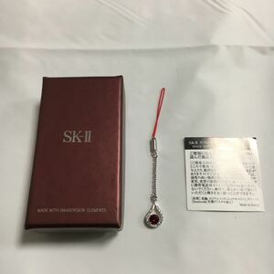 希少 レア 新品未使用 SK-Ⅱ SWAROVSKI エレメントチャーム ストラップ スワロフスキー 説明書 箱付き