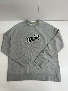 ※Σ綺麗【モンクレール MAGLIA GIROCOLLO 1952 スウェット コットン G10928G72810 トレーナー グレー　XXL】OK15807