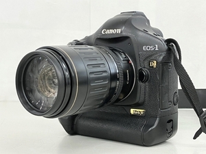 Canon キャノン EOS-1Ds MarkIII デジタル一眼レフ カメラ 100-300mm F4.5-5.6 レンズ ストロボ セット ジャンク K8613098