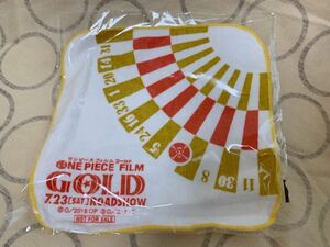 ONE PIECE FILM GOLD オリジナルタオルハンカチ セブンイレブン限定ノベルティ 非売品