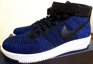 ★新品★NIKE AIR FORCE1 ULTRA FLYKNIT MID　28.5cm /青