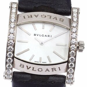 ブルガリ BVLGARI AAW36G アショーマ K18WG サイドダイヤ クォーツ レディース _791219