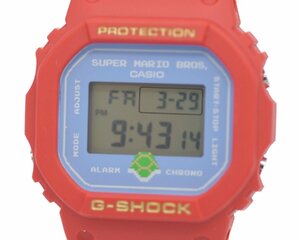 [未使用品] 稼働品【CASIO】カシオ G-SHOCK×スーパーマリオブラザーズ DW-5600SMB-4JR 箱 保証書付 未使用品