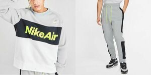 新品タグ付き Mサイズ ナイキ NSW AIR 裏起毛 エア フリース クルー＆ジョガーパンツ セットアップ ジャージ NIKE AIR　