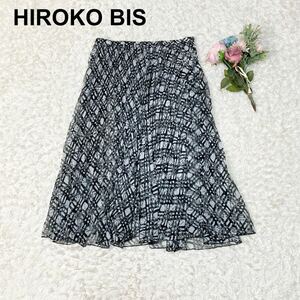 HIROKO BIS ヒロコビス ヒロココシノ スカート シフォン 13号 レディース B122326-105
