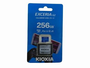【未使用】 キオクシア KIOXIA EXCERIA G2 マイクロSDXC KMU-B256G