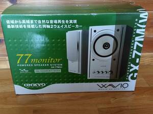 【中古動作確認品】ONKYO WAVIO GX-77M（W）スピーカー