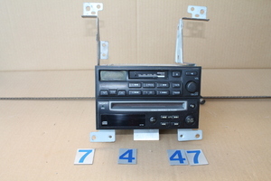 KL-804-7 当時物・日産純正 XANAVI カセットデッキ AM FM ラジオ CSK-9711C / SONY CD PLAYER AV704